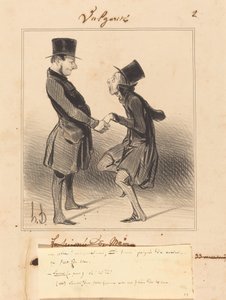 Mennään! nuori ystäväni, hyvä kourallinen... tekijältä Honoré Daumier