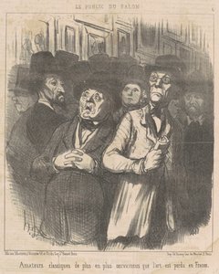 Klassiset amatöörit... vakuuttunut... tekijältä Honoré Daumier