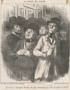 Vakuutetut klassisen harrastajat tekijältä Honoré Daumier