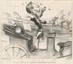 Komissaarin saapuminen Elsassiin... tekijältä Honoré Daumier