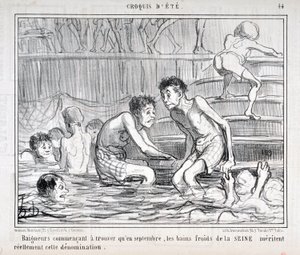 Honore Daumierin (1808-1879) Charivarin taidetta on vuodelta 1858: Serie CRUQUIS D