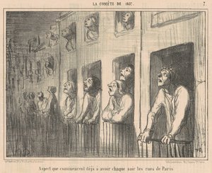 Vishnu naismuodossa Mohini kantamassa Amritaa jumalille tekijältä Honoré Daumier