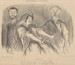 Athalia tekijältä Honoré Daumier