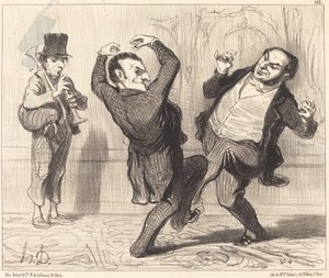 Suuruutensa ansiosta Seinen rantaan... tekijältä Honoré Daumier