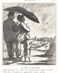 Camp de Chalonsissa tekijältä Honoré Daumier