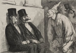 Oopperaballissa: sinulla on liian hauskaa. tekijältä Honoré Daumier