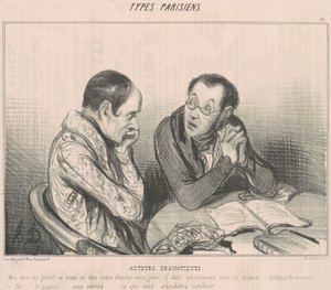 Näytelmäkirjailijat tekijältä Honoré Daumier