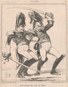 Saatuaan auringonpolttaman tekijältä Honoré Daumier