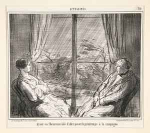 Saatuaan tekijältä Honoré Daumier