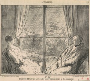 Minulla oli ajatus lähteä... tekijältä Honoré Daumier