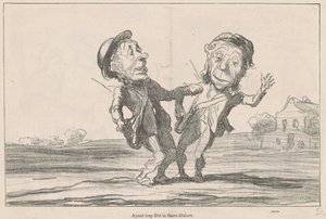 On juhlittu Saint-Hubertia liikaa tekijältä Honoré Daumier