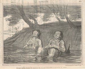 Olen löytänyt tavan viettää kesä mukavasti tekijältä Honoré Daumier