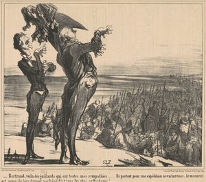 Bertrand, tässä muutama kaveri... tekijältä Honoré Daumier
