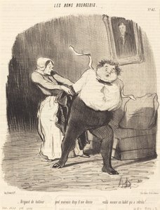 Räätälin räätäli... toinen takki... kutistunut! tekijältä Honoré Daumier