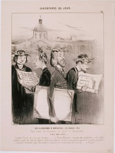 Päivän pilapiirrokset - Taiteilijoiden illuusiot tekijältä Honoré Daumier