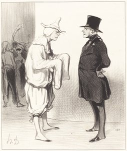 Outfielderin porkkana tekijältä Honoré Daumier
