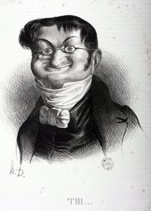 Sarjakuva: Adolphe Thiers (1797-1877), ranskalainen valtiomies. Honore Daumierin (1808-1879) piirustus. Arbaud-museo. tekijältä Honoré Daumier