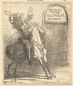 Tämä köyhä Louis XIV ei usko silmiään tekijältä Honoré Daumier