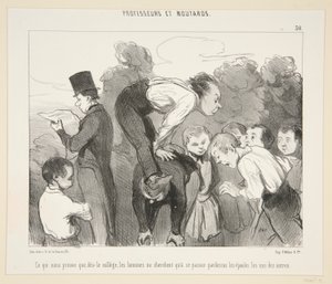 Mikä todistaa meille sen, yliopistosta tekijältä Honoré Daumier