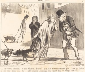 Nämä köyhät eläimet... eivät tunnista toisiaan... enää... tekijältä Honoré Daumier