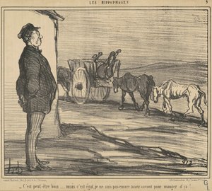 Ehkä se on hyvä... tekijältä Honoré Daumier