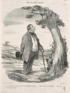 Sinne kaiverrein numeroni... tekijältä Honoré Daumier