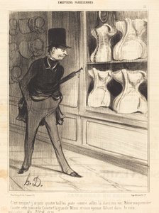 Se on ainutlaatuinen! Otin neljä kokoa... tekijältä Honoré Daumier