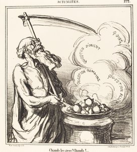 Isot kaverit kuuma! kuuma!... tekijältä Honoré Daumier