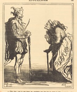 Rakas rouva, ennen kuin annat meille... tekijältä Honoré Daumier