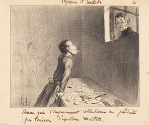 Kuten se soluvankeus... tekijältä Honoré Daumier