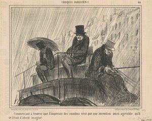 Alkaa huomata, että keisarillinen... tekijältä Honoré Daumier