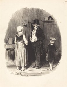 Kuinka!... kaikki lampaani ovat kuolleet... tekijältä Honoré Daumier