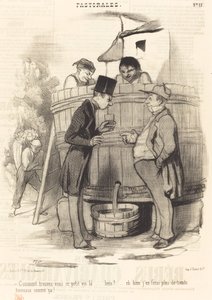 Mistä löydät tämän pienen viinin... tekijältä Honoré Daumier