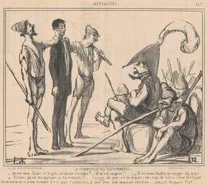 Puristuskomissio tekijältä Honoré Daumier