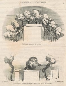 Suuri äänestysseremonia tekijältä Honoré Daumier