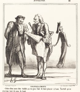 Dialogi kuolleista tekijältä Honoré Daumier