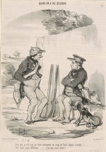 Sanoa, etten voinut ampua... tekijältä Honoré Daumier