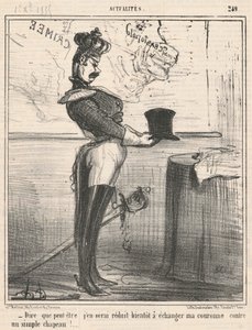 Sanoa, että ehkä alennun siihen... tekijältä Honoré Daumier