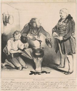 Kerro minulle, Macaire, mitä teetä se on... tekijältä Honoré Daumier