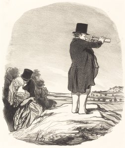 Sano vaimoni... En näe mitään! tekijältä Honoré Daumier