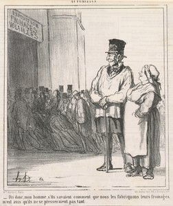 Sano, mieheni, jos he tietäisivät... tekijältä Honoré Daumier