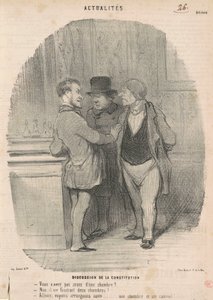 Keskustelu perustuslaista tekijältä Honoré Daumier