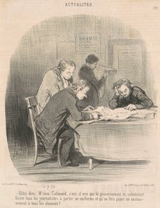 Sano, rouva Colimard... tekijältä Honoré Daumier