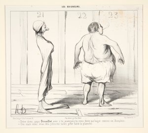 Sano niin, papa Drouillet, c tekijältä Honoré Daumier