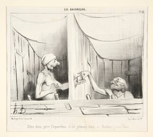 Sano, isä Coquardeau, se on aika tuoretta tekijältä Honoré Daumier