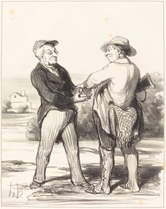 Sano, presidentti, mahdotonta saada jänistä... tekijältä Honoré Daumier
