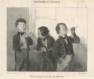 Kuudesluokkalaiset haluavat näytellä retorikoita tekijältä Honoré Daumier