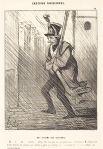 Pariisilaiset tunteet: ryhmittymien uhri tekijältä Honoré Daumier