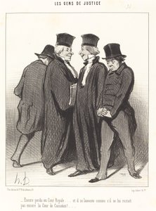 Taas eksyi kuninkaalliseen hoviin... ja hän valittaa... tekijältä Honoré Daumier