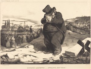 Vitun Lafayette!... Ota kiinni vanha mies! tekijältä Honoré Daumier